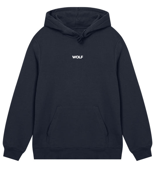 'WOLF' Hoodie White Logo-1